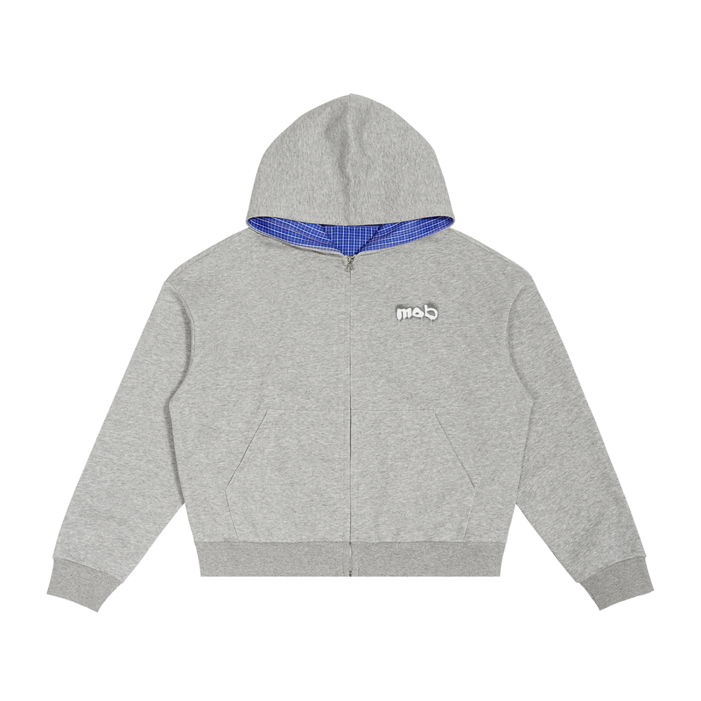 Shooters Plaid Zip Hoodie