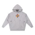 Flaming Ball Distressed Hoodie
