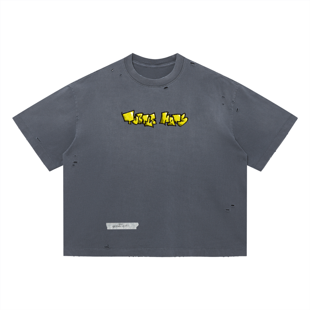TURTLE HATS Distressed Tee